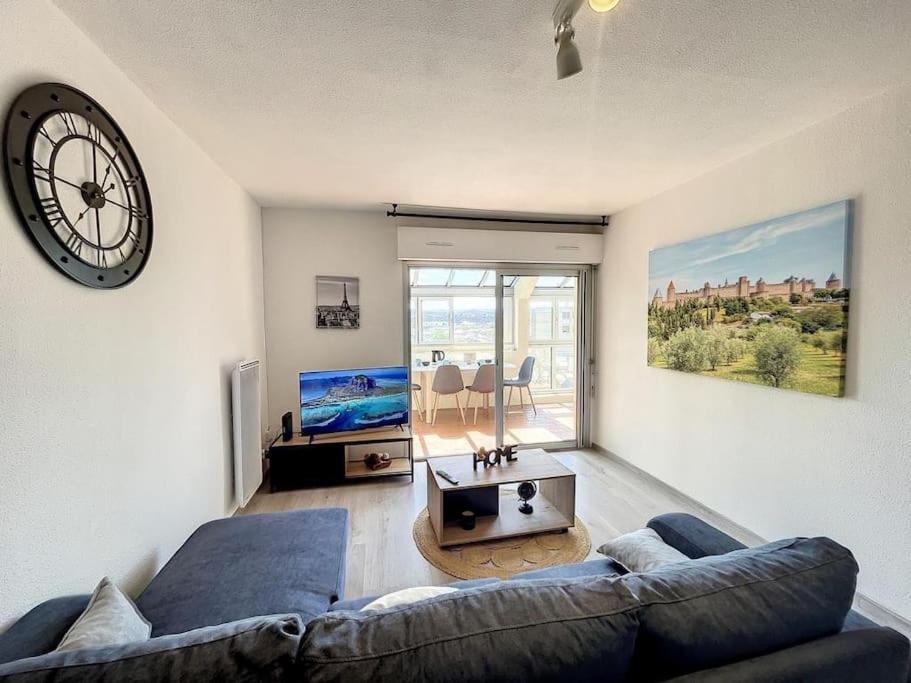 Le Panoramique - Sublime Vue Sur La Cite Apartamento Carcassonne Exterior foto
