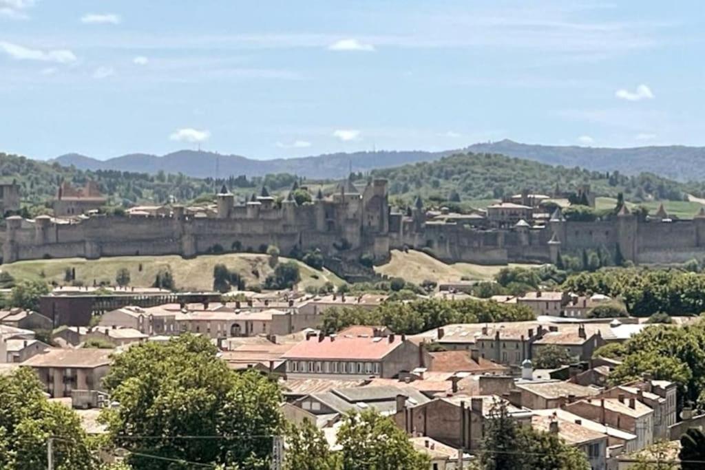 Le Panoramique - Sublime Vue Sur La Cite Apartamento Carcassonne Exterior foto
