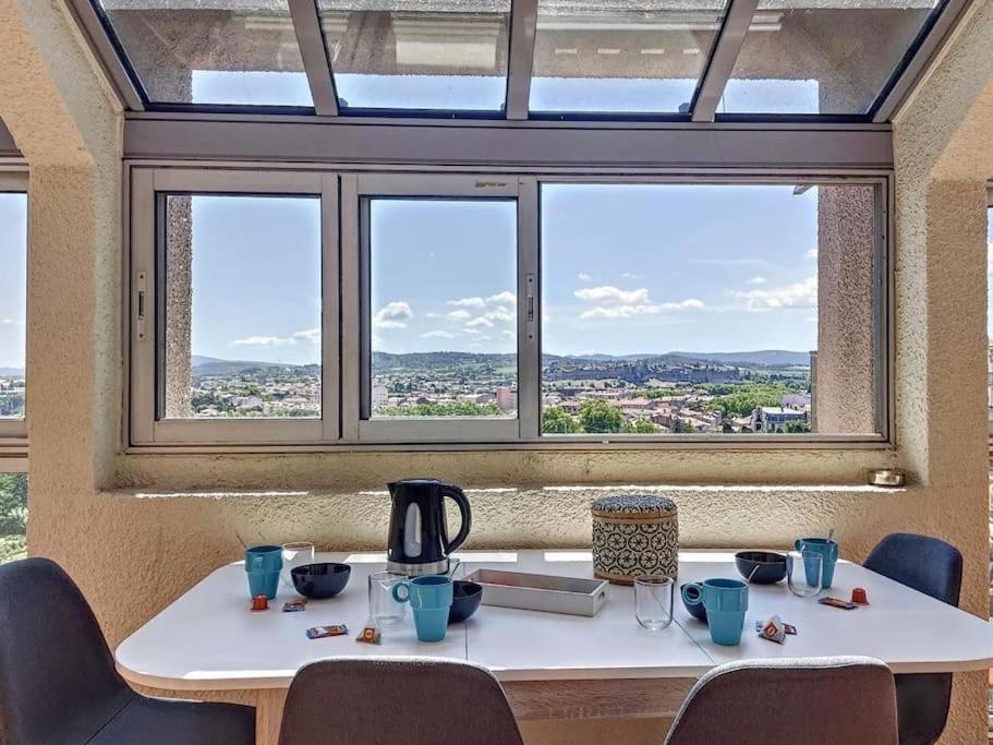 Le Panoramique - Sublime Vue Sur La Cite Apartamento Carcassonne Exterior foto
